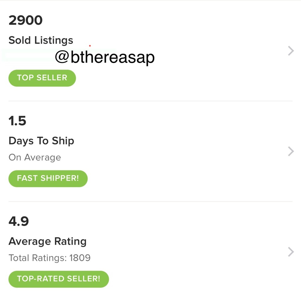 BUY WITH CONFIDENCE- POSHMARK SUGGESTED USER